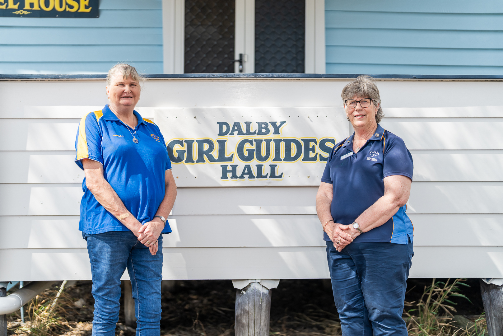 Dalby Girl Guides’ President Bec Knight and Guide Leader Kathy Crump.