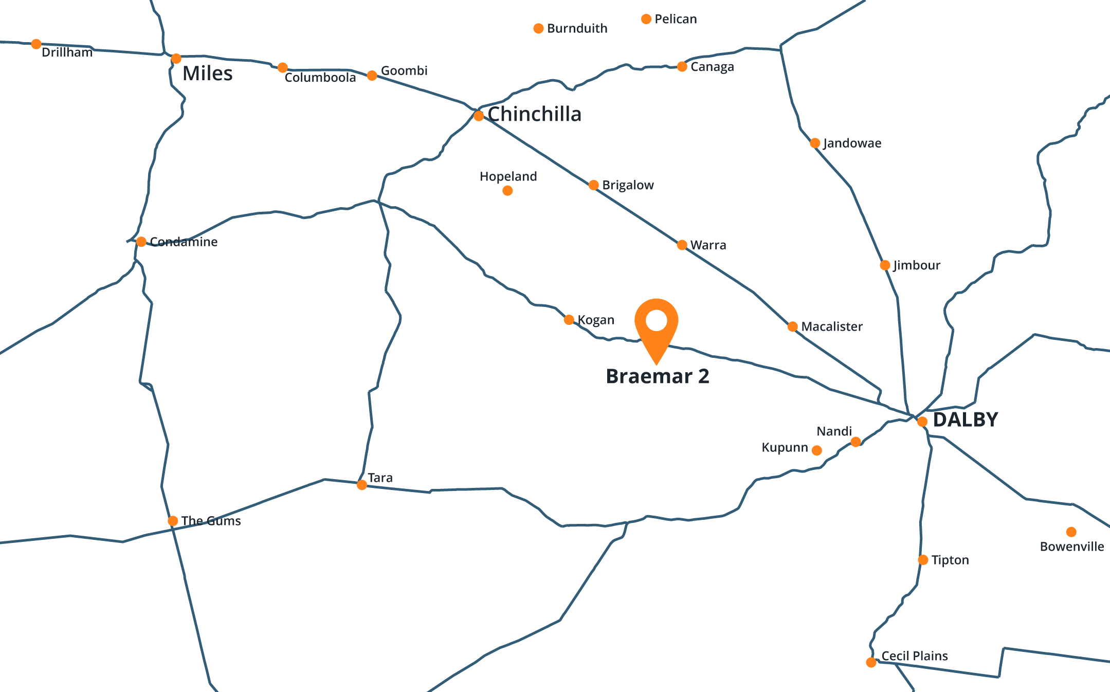 Braemar 2 Power Station map location